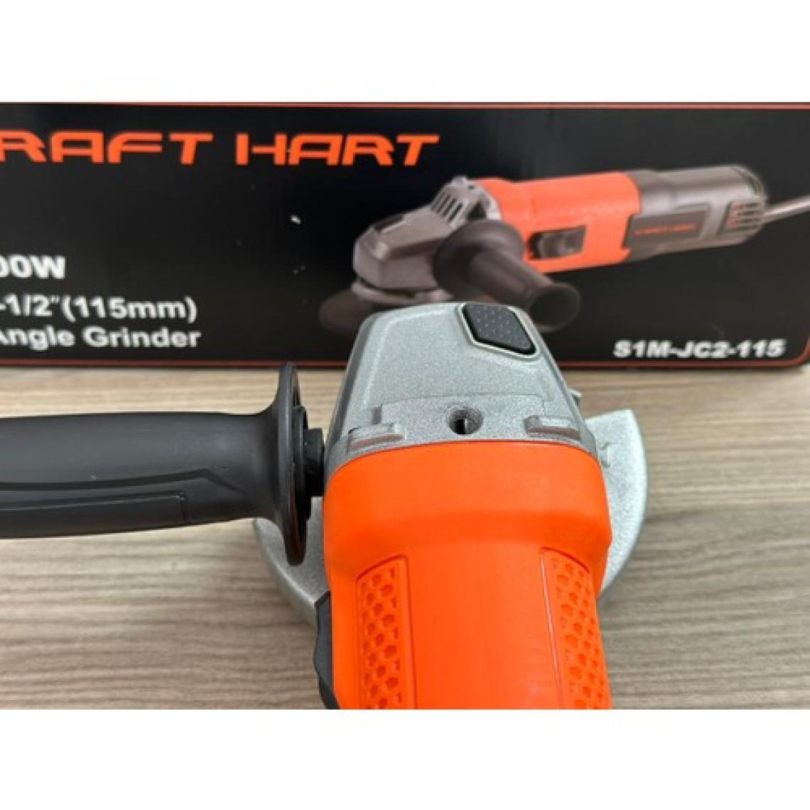 Kraft Hart Profesyonel 900 W 115MM Avuç Içi Taşlama Turuncu-Siyah