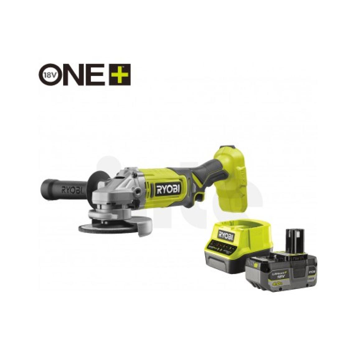 Ryobi RAG18125-1C40S One+ Akülü Avuç Taşlama 125 mm