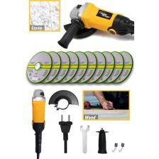 Lieber German Bakır Sargılı Devir Ayarlı  1200 W 115-125 mm Spiral Avuç Içi Taşlama Makinası 20 Taş Hediyeli