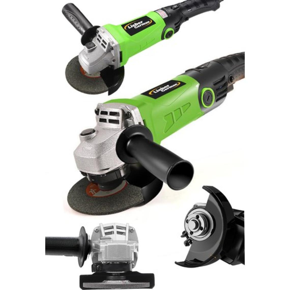 Lieber German Teknoloji Bakır Sargılı Devir Ayarlı 3400 W 115 mm Devir Ayarlı Spiral Avuç Içi Taşlama Makinası