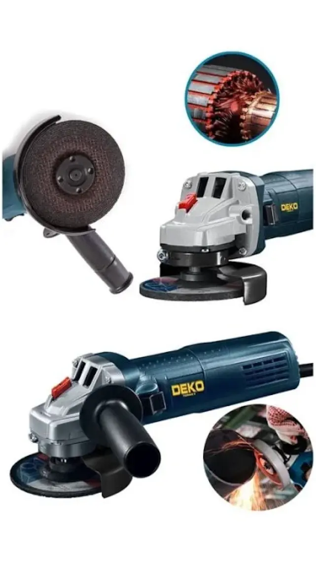Deko Bakır Sargı Motor Metal Dişli Sistem Avuç Içi Taşlama Spiral Jet Taşı Makinesi 2500 Watt + 5 Jet Taş