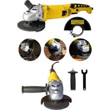 Snaiker 1250w 6 Kademe Devir Ayarlı Çift Metal Dişli Şanzuman Demir Metal Kesme Taşlama Makinesi 125mm Sarı