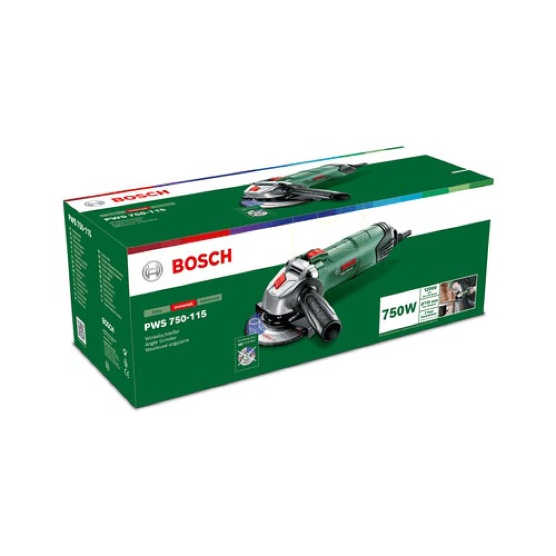 Bosch PWS 750-115  750W 115mm Avuç Taşlama