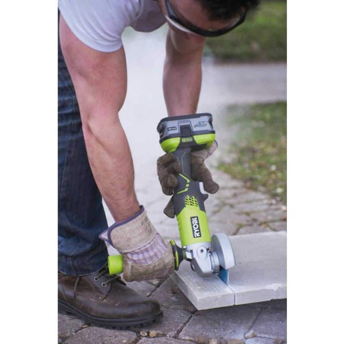 Ryobi R18AG0 Çift 115 mm  Avuç Taşlama (Lithium ion 18 V)