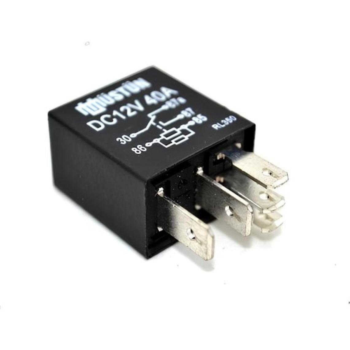 Üstün Mikro Röle 12V 40A 5p 5 Fişli Terminalli Dirençli Çift Platin