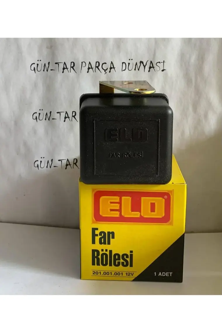 Elo Çift Bobinli Güçlendirici Koruycu Far Rölesi 12V Yerli Üretim