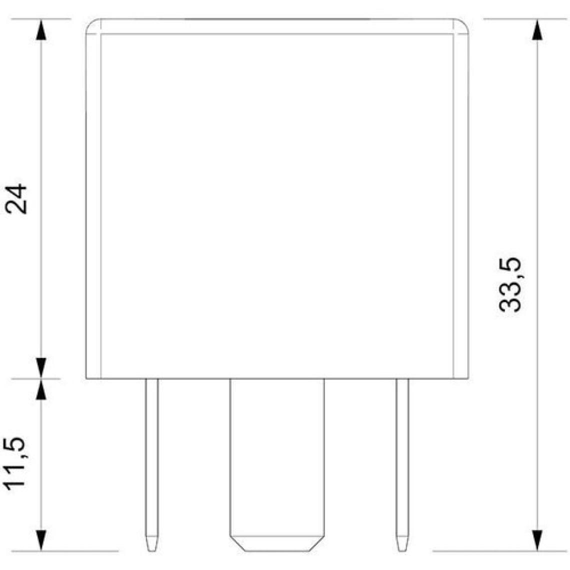 Sanel Mini Role 12V 4 Uçlu SR1243