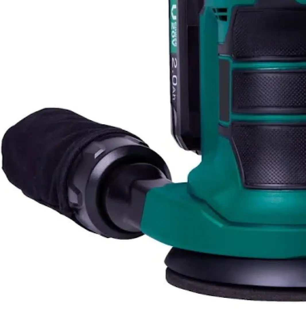 Vonroc Eksantrik Zımpara – Vpower 20V - Dahil. 2.0AH Akü ve Şarj Cihazı - Ø125MM - Toz Torbası ve 12 Adet Zımpara Kağıdı ile