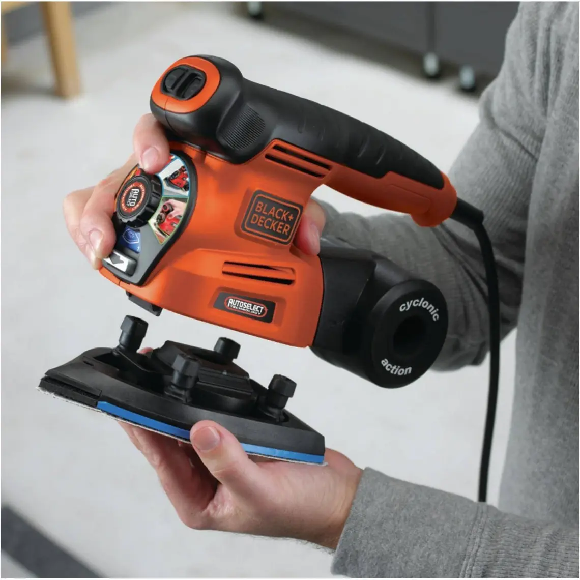 Black & Decker KA280K-QS 220W Çok Amaçlı Zımpara Zımpara (Üçgen, Eksantrik, Titreşim)