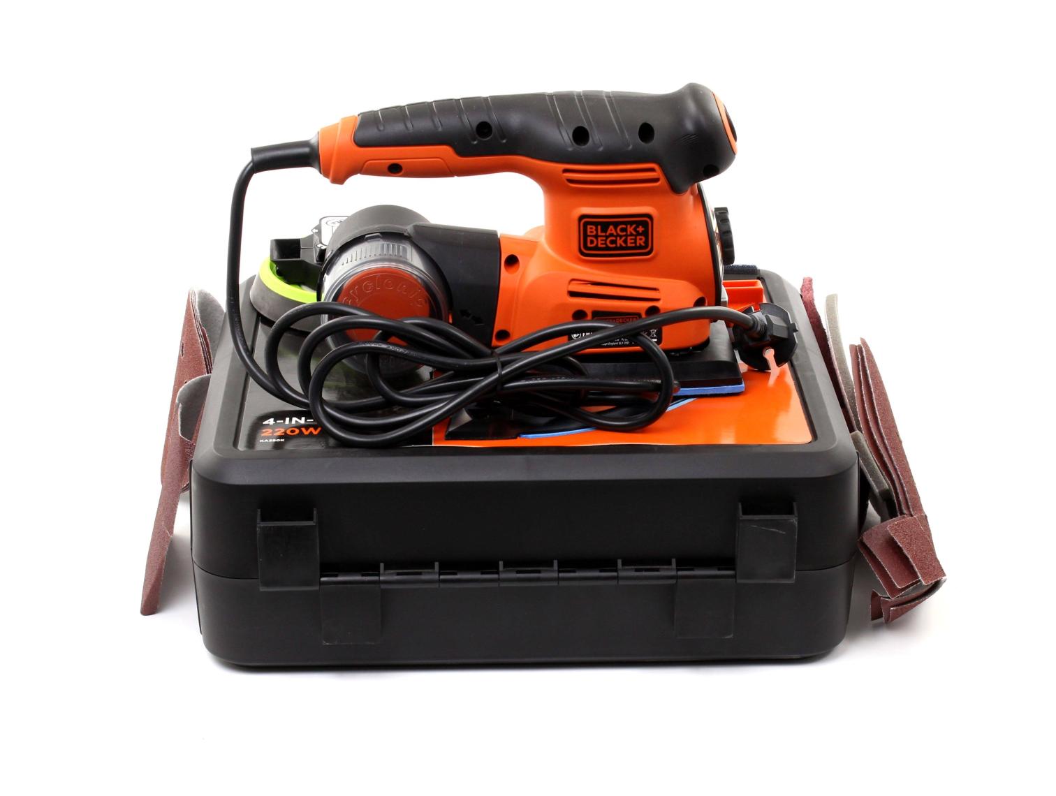 Black & Decker KA280K-QS 220W Çok Amaçlı Zımpara Zımpara (Üçgen, Eksantrik, Titreşim)