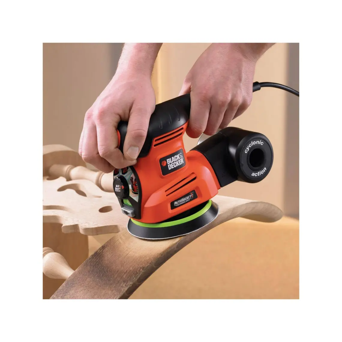 Black & Decker KA280K-QS 220W Çok Amaçlı Zımpara Zımpara (Üçgen, Eksantrik, Titreşim)