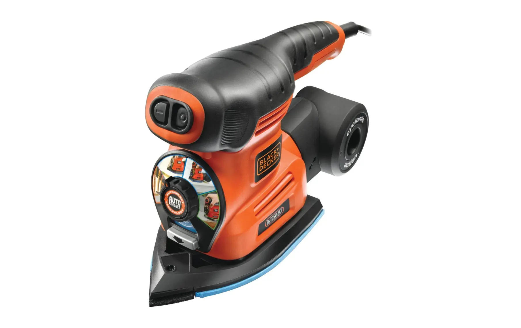 Black & Decker KA280K-QS 220W Çok Amaçlı Zımpara Zımpara (Üçgen, Eksantrik, Titreşim)