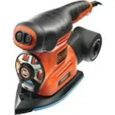 Black & Decker KA280K-QS 220W Çok Amaçlı Zımpara Zımpara (Üçgen, Eksantrik, Titreşim)