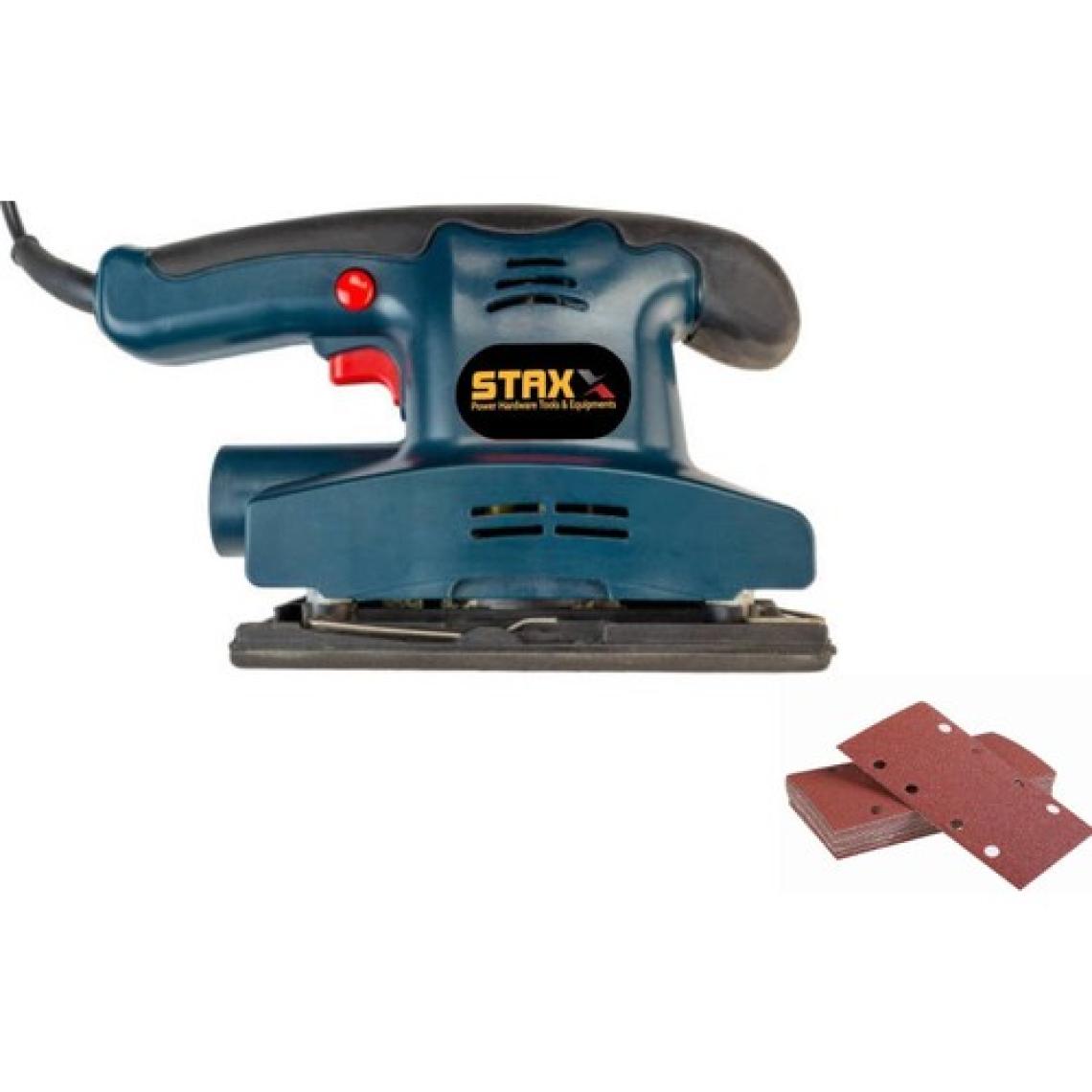 Staxx Power STX-450X Profesyonel 400 W Elektrikli Titreşimli Zımpara Makinası +5 Ad Zımpara