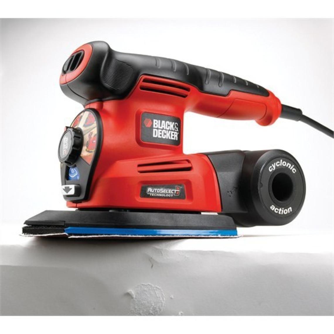 Black&Decker KA280K-QS 220W Çok Amaçlı Zımpara Zımpara (Üçgen, Eksantrik, Titreşim)