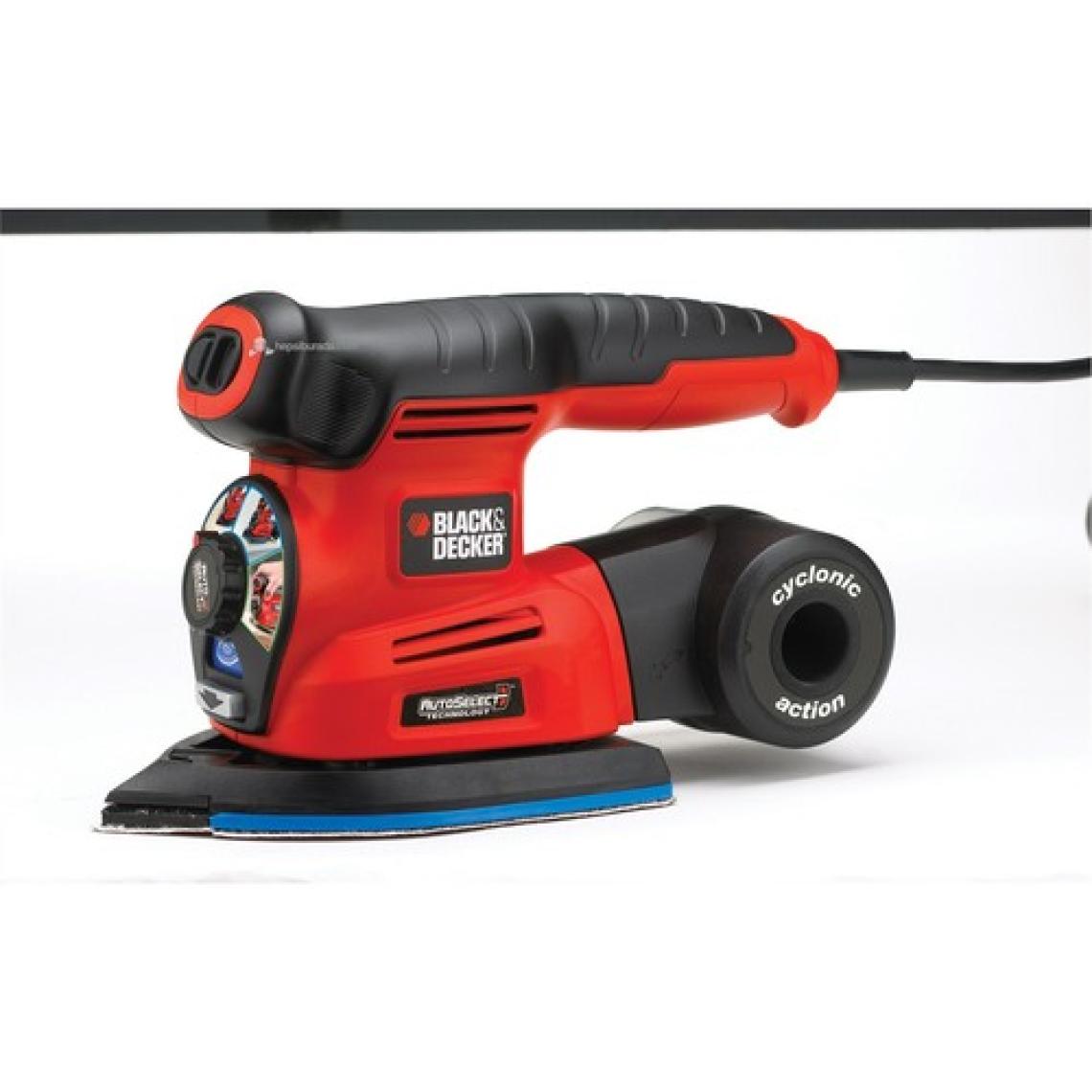 Black&Decker KA280K-QS 220W Çok Amaçlı Zımpara Zımpara (Üçgen, Eksantrik, Titreşim)