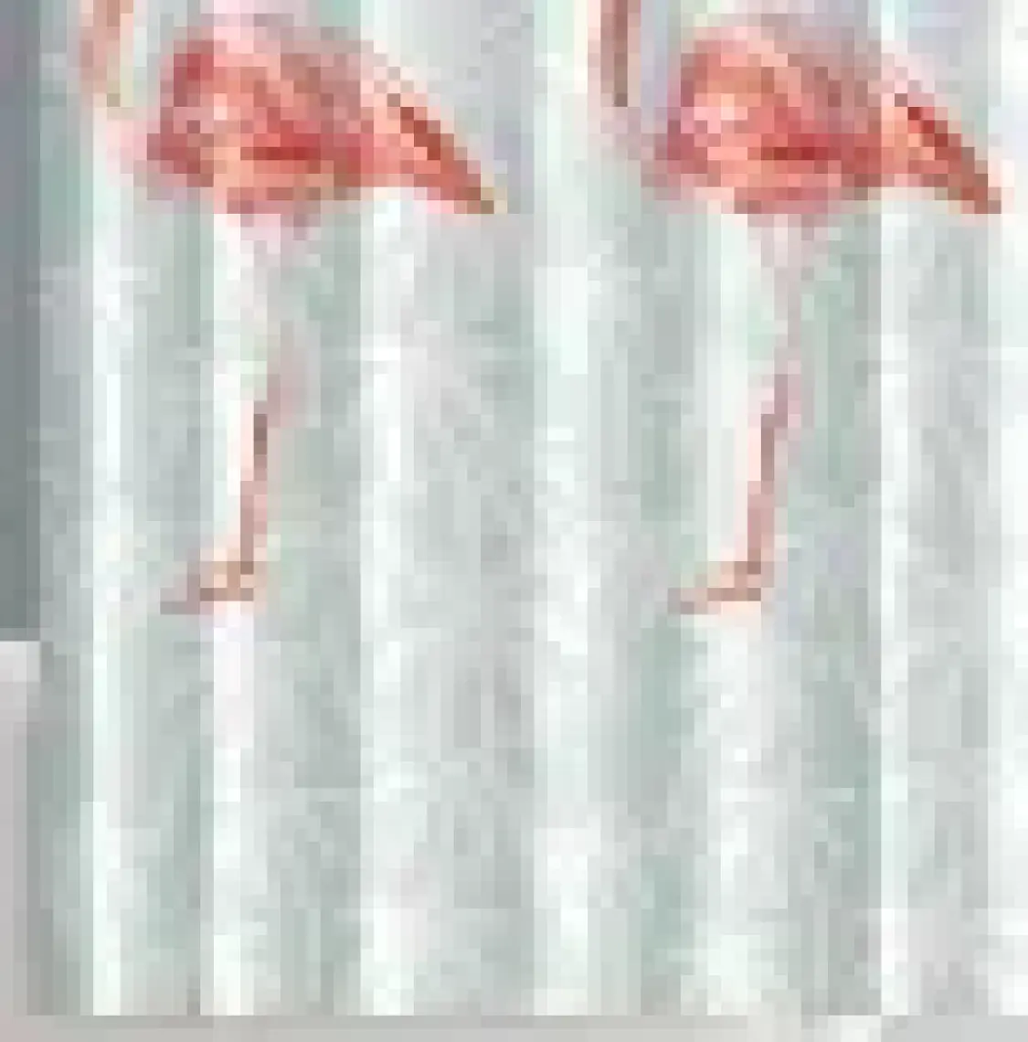 Prado Flamingo Banyo Perdesi + Askı 180x200