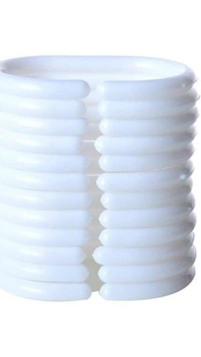Zethome Jackline Banyo Duş Perdesi 0010 Beyaz Çift Kanat 2X120x200