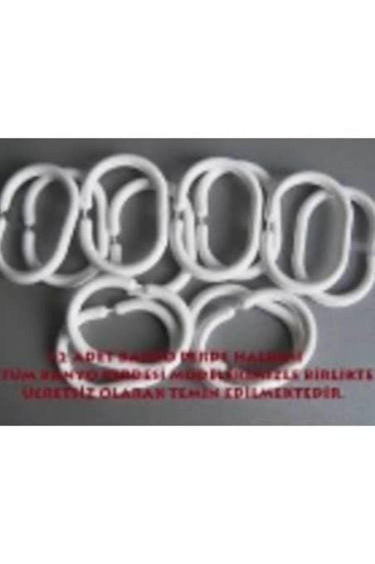 Zethome Jackline Banyo Duş Perdesi 0010 Beyaz Çift Kanat 2X120x200