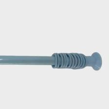 Zethome Banyo Perde Borusu 120cm-200cm Mavi Duş Perde Borusu Duşakabin Perde Askısı Yaylı Duş Borusu Metal
