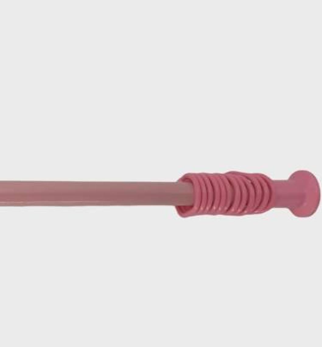 Zethome Banyo Perde Borusu 120cm-200cm Mavi Duş Perde Borusu Duşakabin Perde Askısı Yaylı Duş Borusu Metal
