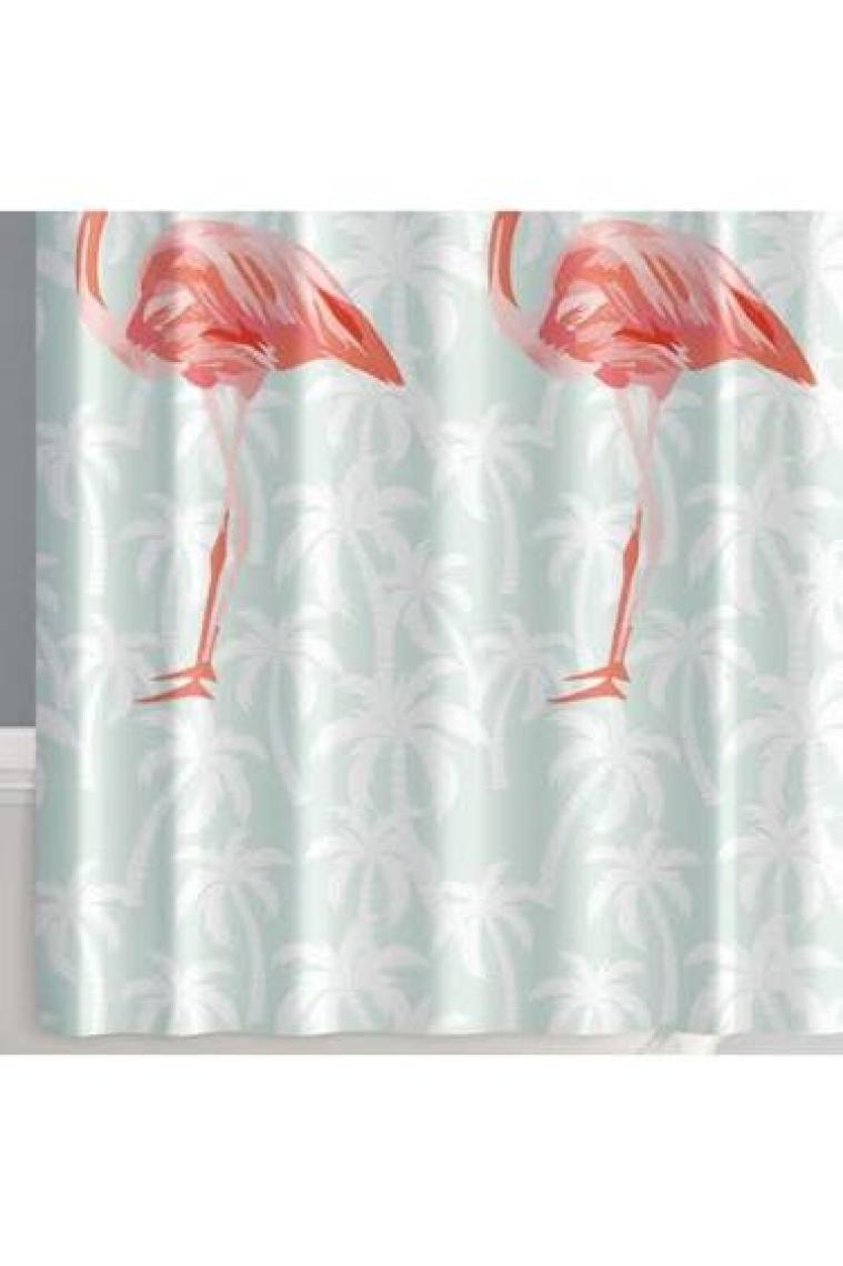 Prado Flamingos Banyo Perdesi, Duş Perdesi 180x200cm