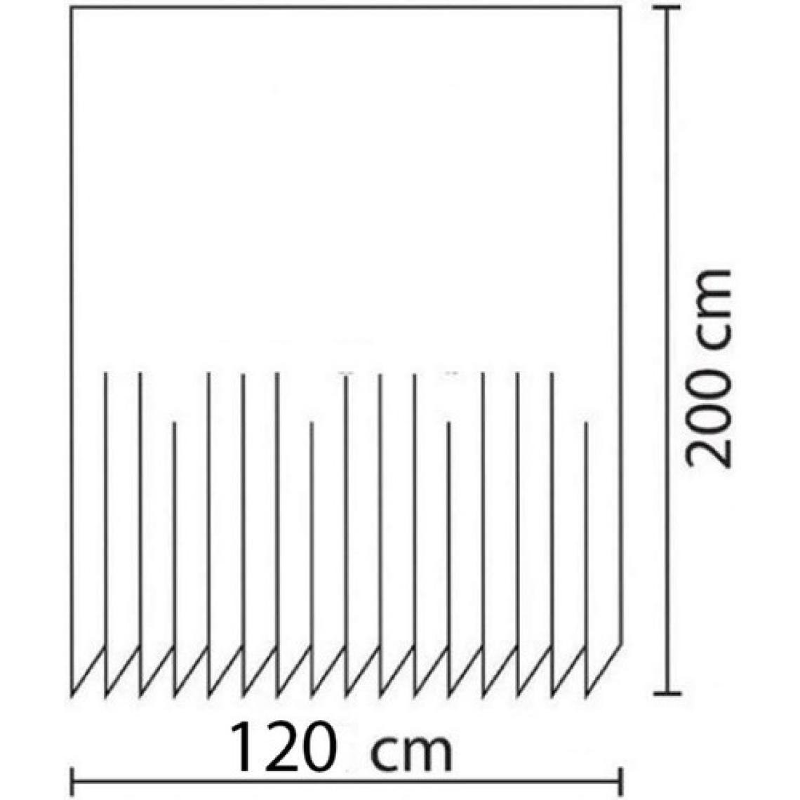 Zethome Banyo Perdesi 1x120x200 Tek Kanat Duş Perdesi Halka Hediyeli Duşakabin Perdesi 0010 Siyah