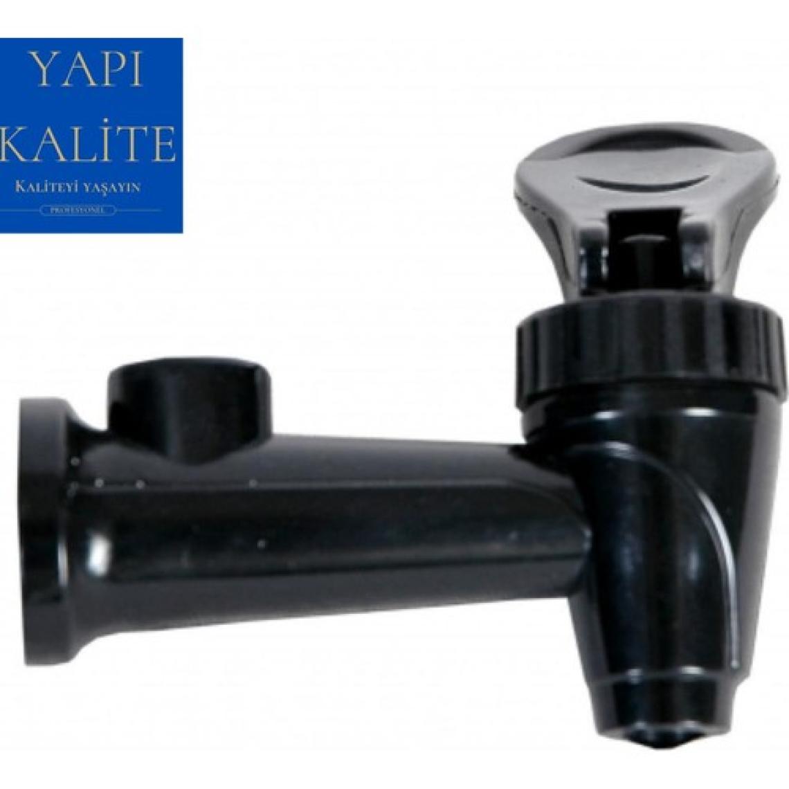 Yapı Kalite Semaver Çaydanlık Musluğu Içten Dişli Siyah Seviye Gösterge Çıkışlı