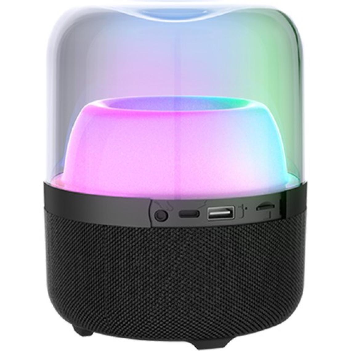 Lenovo Lecoo RS19 Rgb Aydınlatmalı Kablosuz Bluetooth Hoparlör Siyah