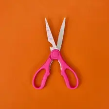 Rooc  Pembe Desenli Mutfak Makası