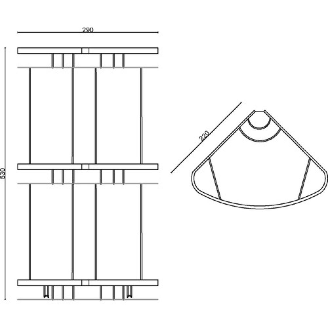 Çelik Banyo Karmına Camlı Oval Süngerlik Uclu 22*22
