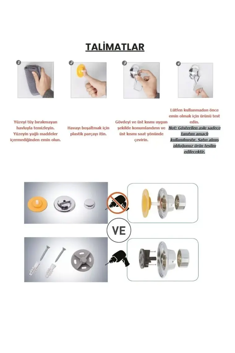 Evistro Vakumlu Banyo Duvar Rafı Şampuanlık 2 Katlı