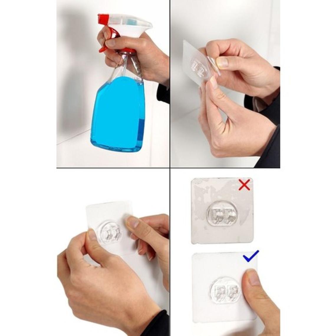 Sas Yapışkanlı Banyo Düzenleyici Şampuanlık Duş Rafı Krom 2 Telli  Tş-01