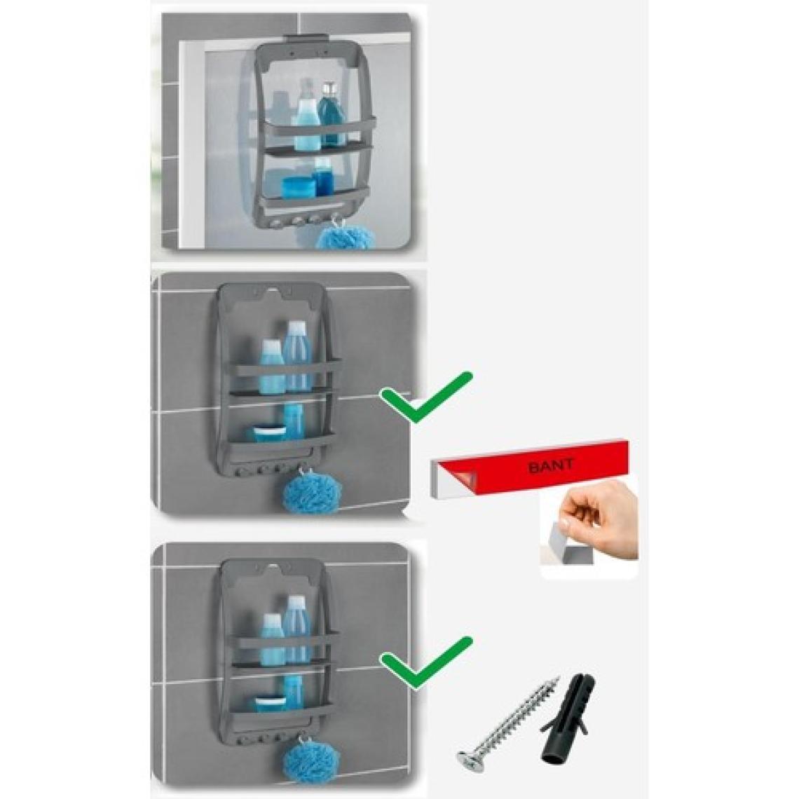 Saban Plastik Banyo Rafı Antrasit