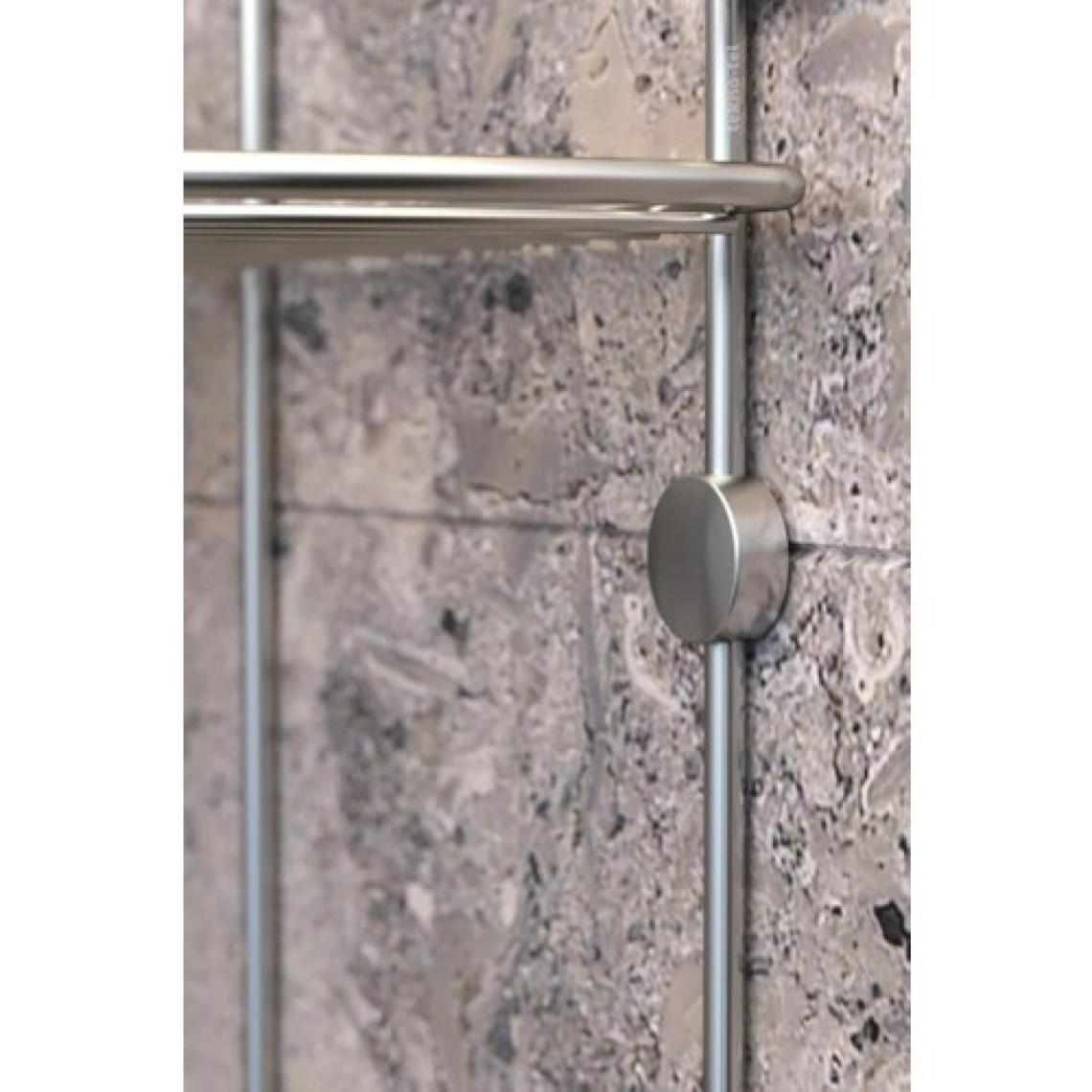 Geseus Paslanmaz Çelik Üç Katlı Kancalı Banyo Köşe Rafı Inox BK083H