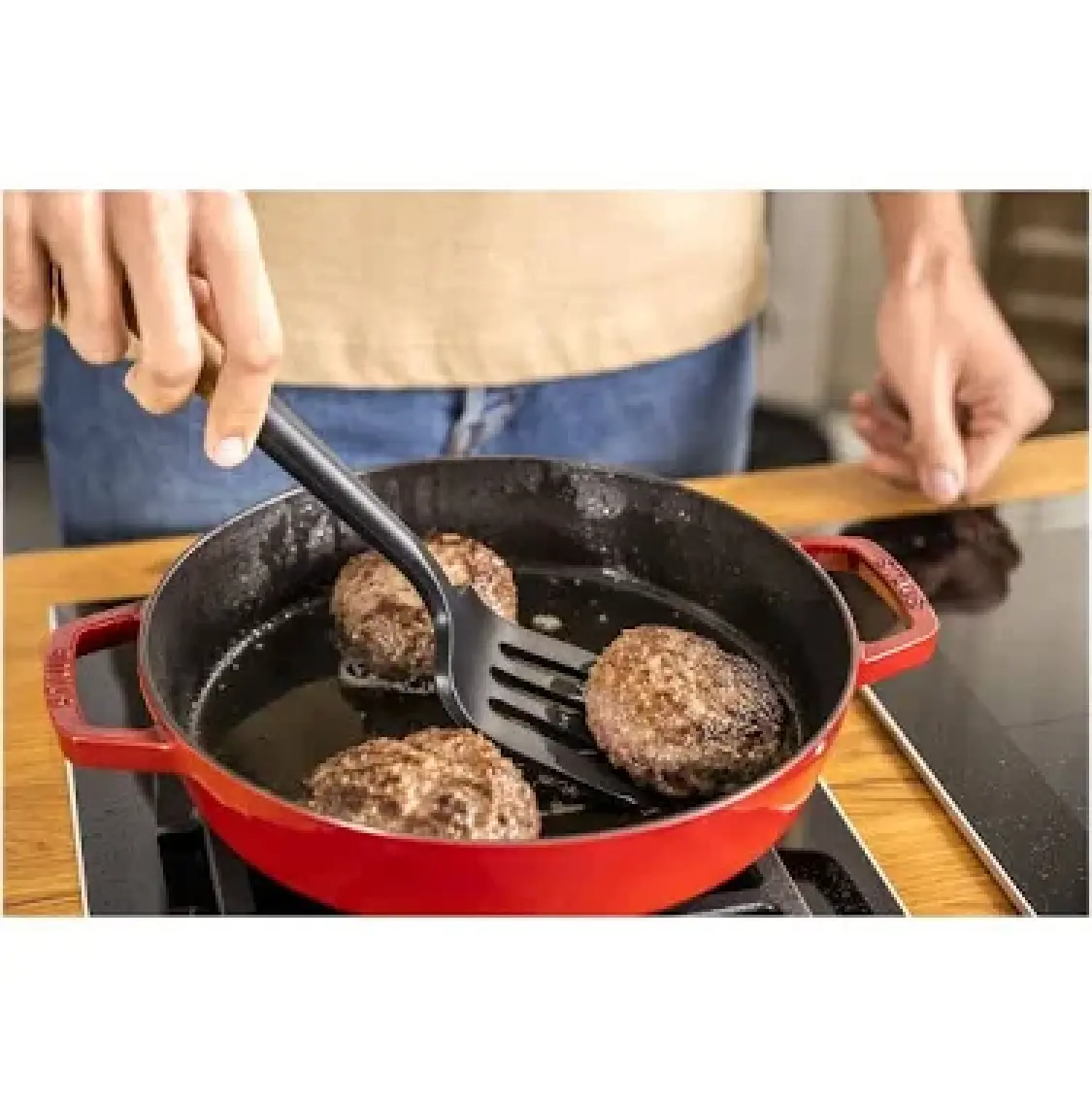 Staub Silikon Spatula Siyah