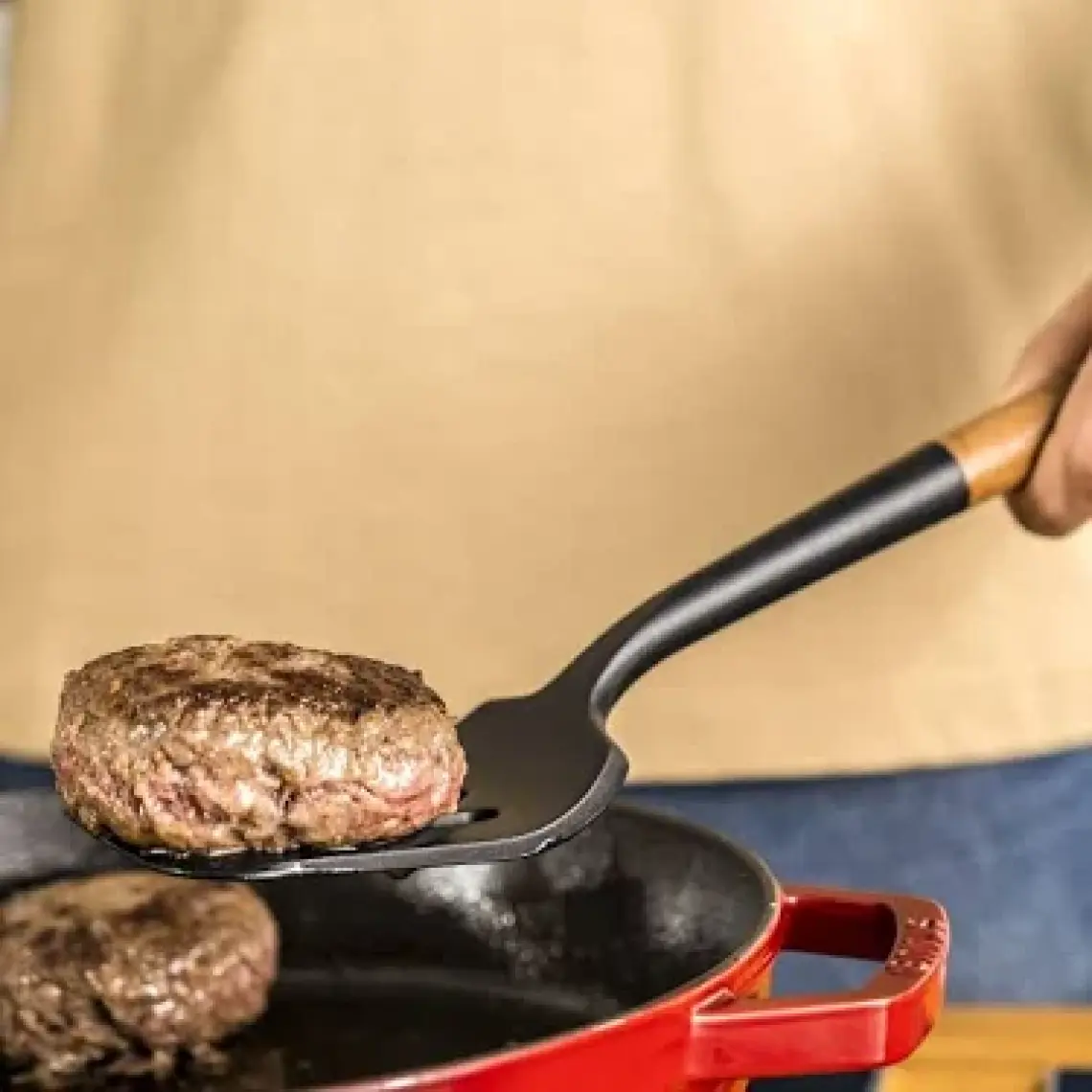 Staub Silikon Spatula Siyah