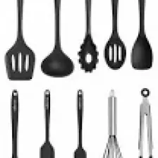 Valletta Salvatore 10 Parça Spatula Set Siyah