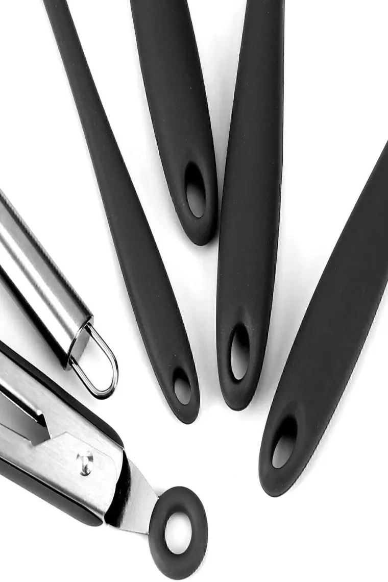 Valletta Salvatore 10 Parça Spatula Set Siyah