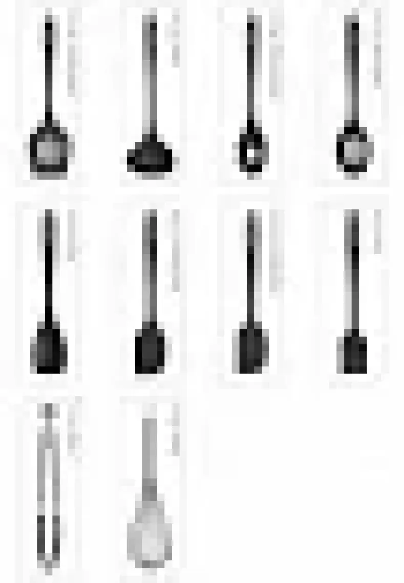 Valletta Salvatore 10 Parça Spatula Set Siyah