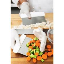 TeknoTrust Çelik pasta spatulası, turuncu, çok renkli, tek parça, hamur ve kazıma için ideal