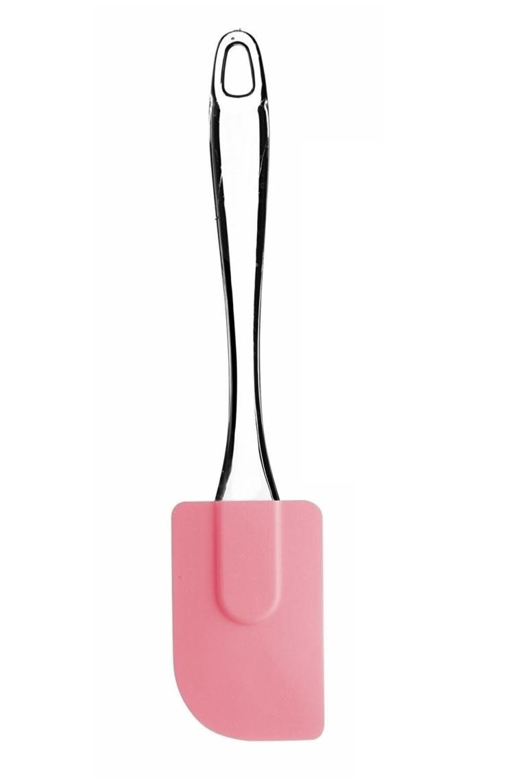 Silikon Yumurta Fırçası Ve Spatula Damla Saplı Silikon Hamur Spatula Yağ Fırçası Pembe Spatula Fırça