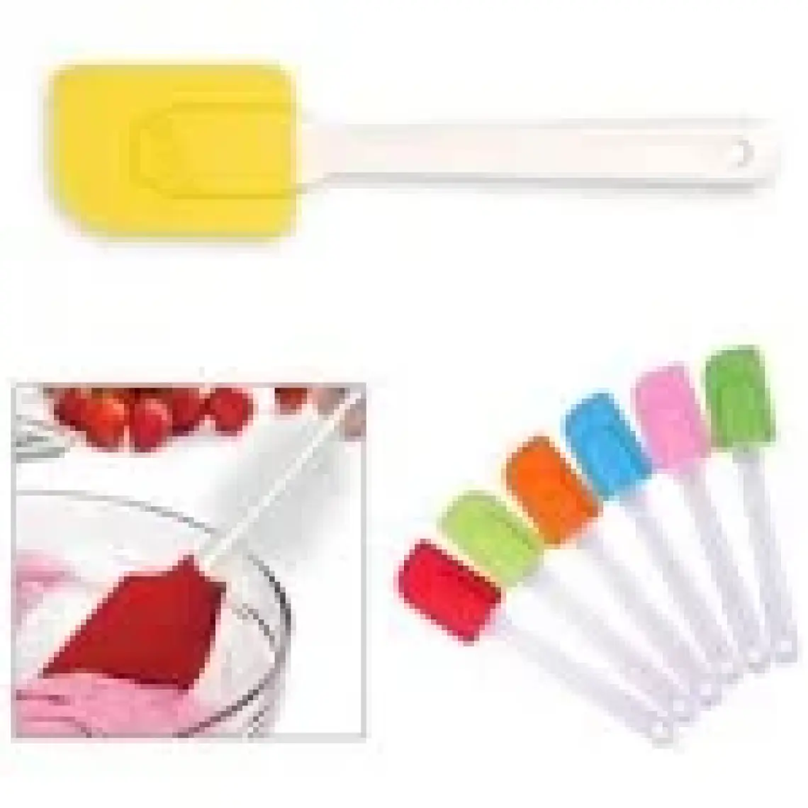 Peak Bays Renkli Silikon Spatula