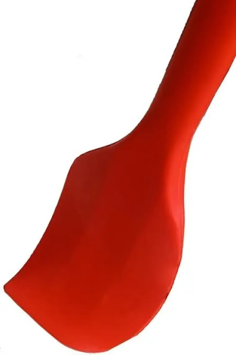 Silikon Spatula Seti Kırmızı Büyük Boy Yanmaz Çizmez