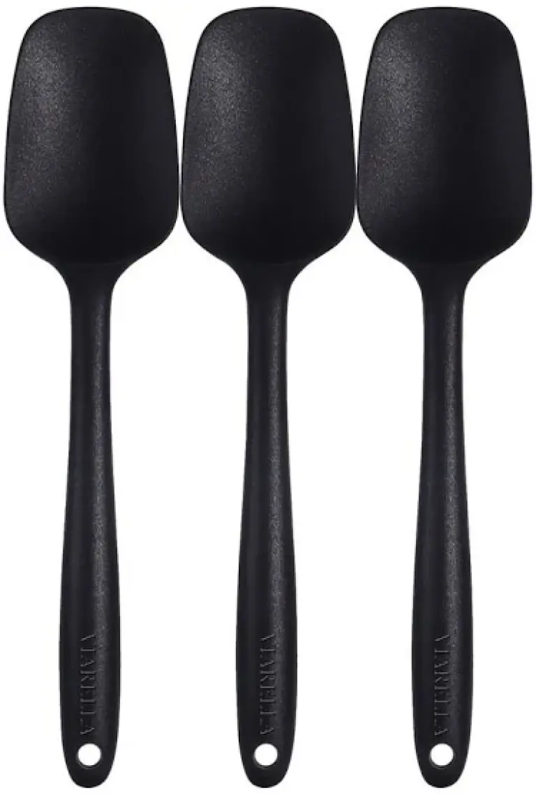 Viarella Büyük Boy Silikon Yassı Kaşık 3lü Set