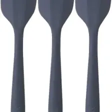 Viarella Büyük Boy Yanmaz Yapışmaz Silikon Spatula Seti 3lü Gri