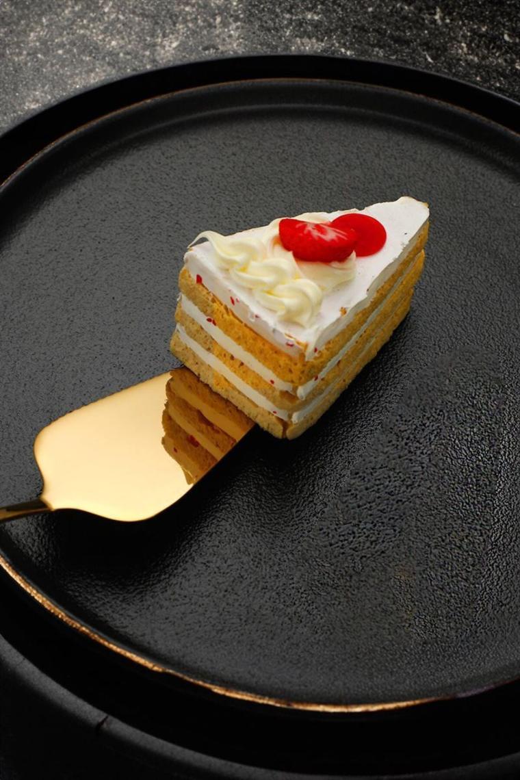 Chavin 1010 Paslanmaz Çelik Gold Pasta Spatula Kek Sunum CIN748SR