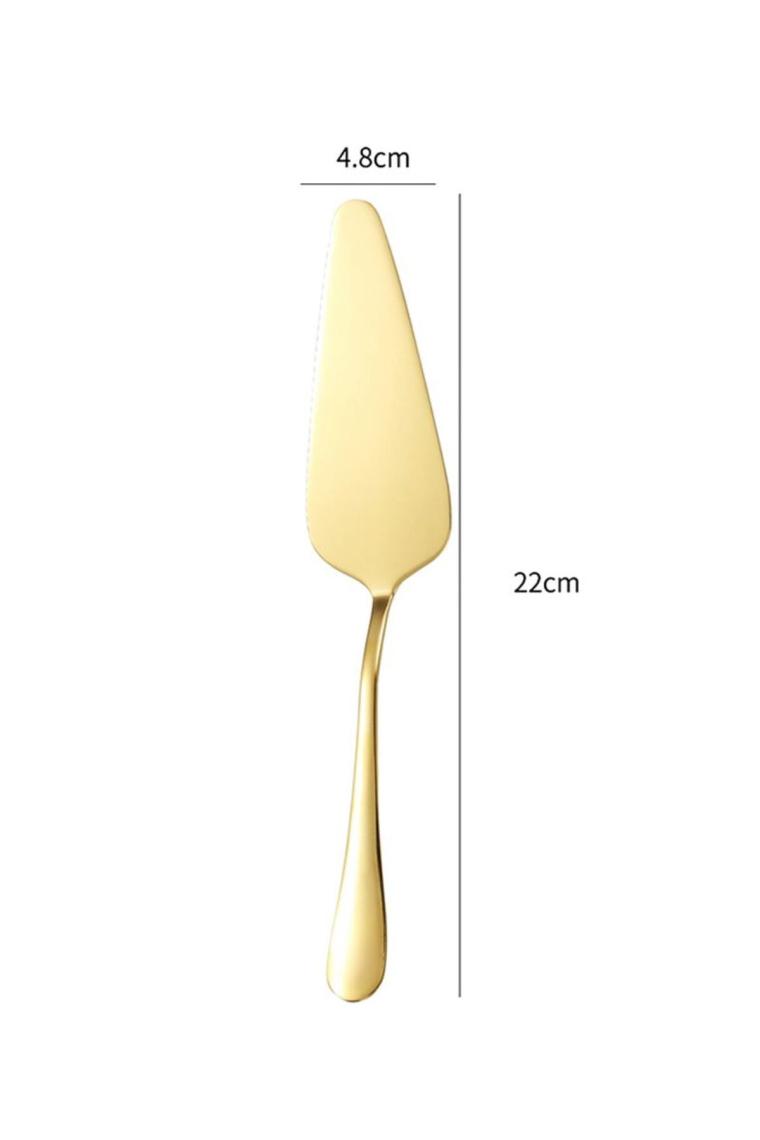 Chavin 1010 Paslanmaz Çelik Gold Pasta Spatula Kek Sunum CIN748SR
