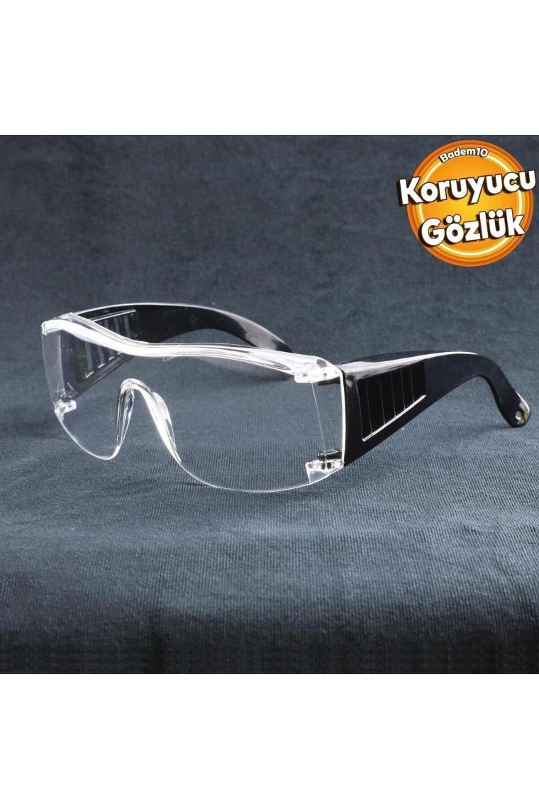İş Güvenlik Güvenliği Gözlüğü Lazer Uv Laboratuvar Koruyucu Kaynak Gözlüğü Korumalı Gözlük Şeffaf