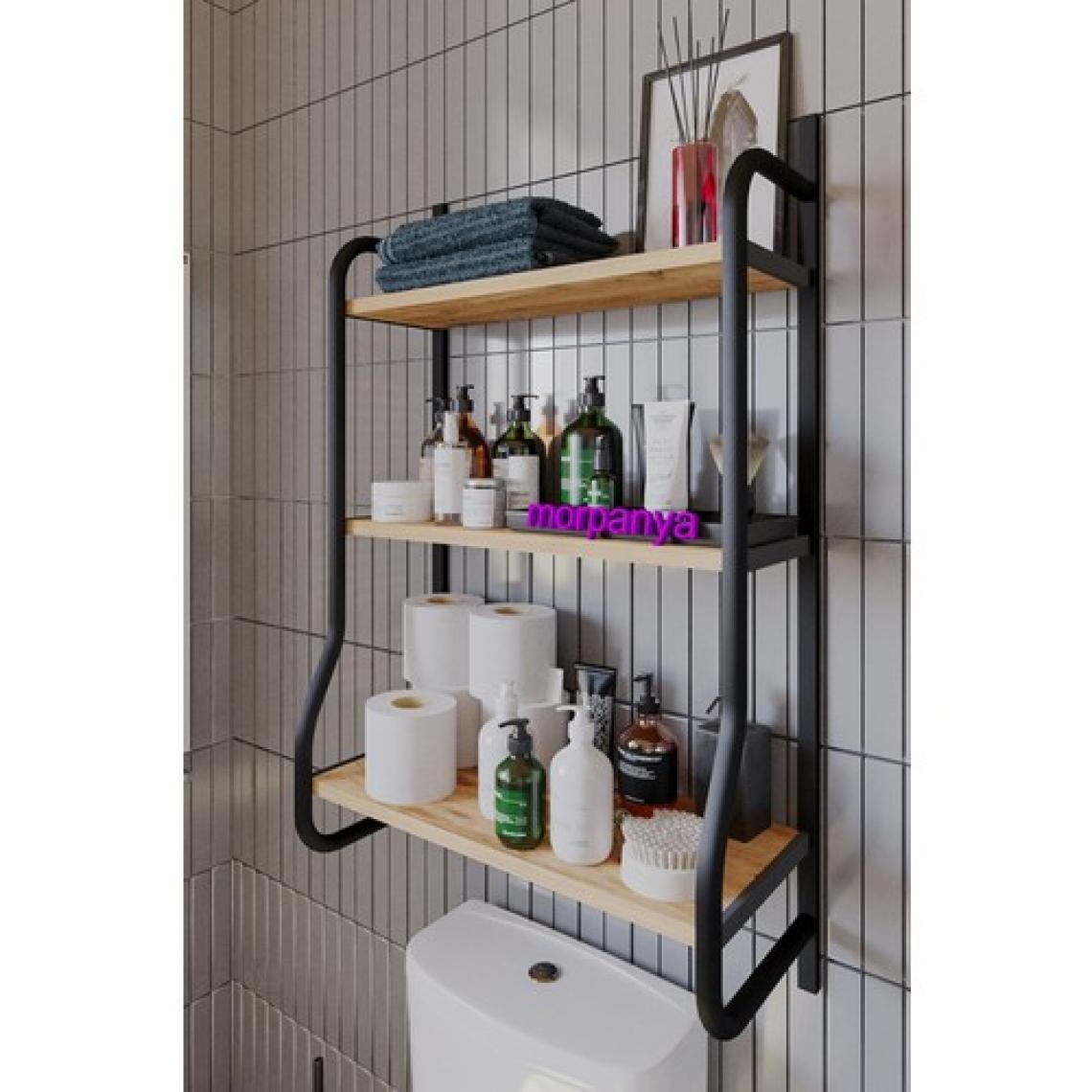 Morpanya Elony Klozet Üstü Düzenleyici Raf Banyo Düzenleyici Raf Klozet Üstü Raf Banyo Raf Dolap